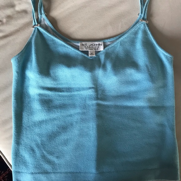 Santana ST JOHN Tank TOP Sz 8-10 baby blue - Picture 1 of 4